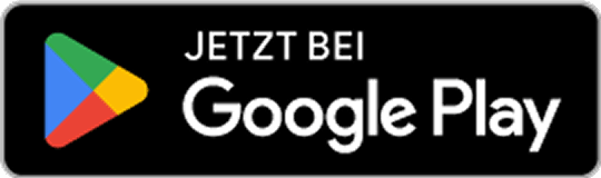 Google Play-Badge mit dem Text „Hol’s dir bei Google Play“ und dem dreieckigen Google Play-Logo.