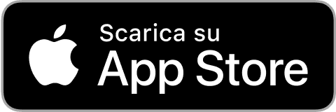 Badge dell’App Store con il logo Apple e il testo “Scarica su App Store”.