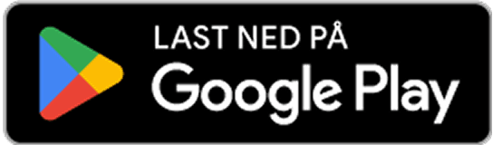 Google Play-merke med teksten «Last ned fra Google Play» og det trekantede Google Play-symbolet.
