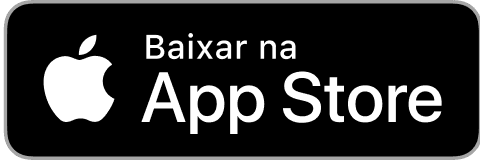 Selo da App Store com o logo da Apple e o texto “Baixar na App Store”.