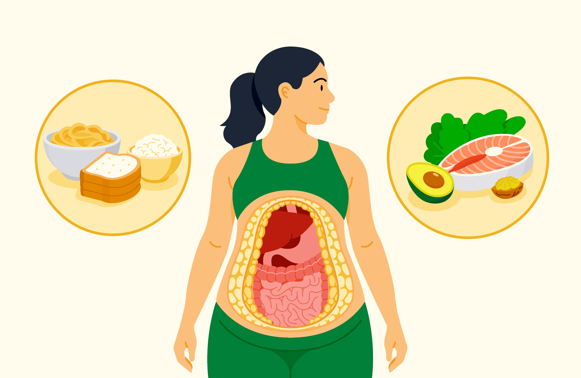 ¿Afecta la Dieta que Sigues a la Zona Donde Pierdes Grasa?